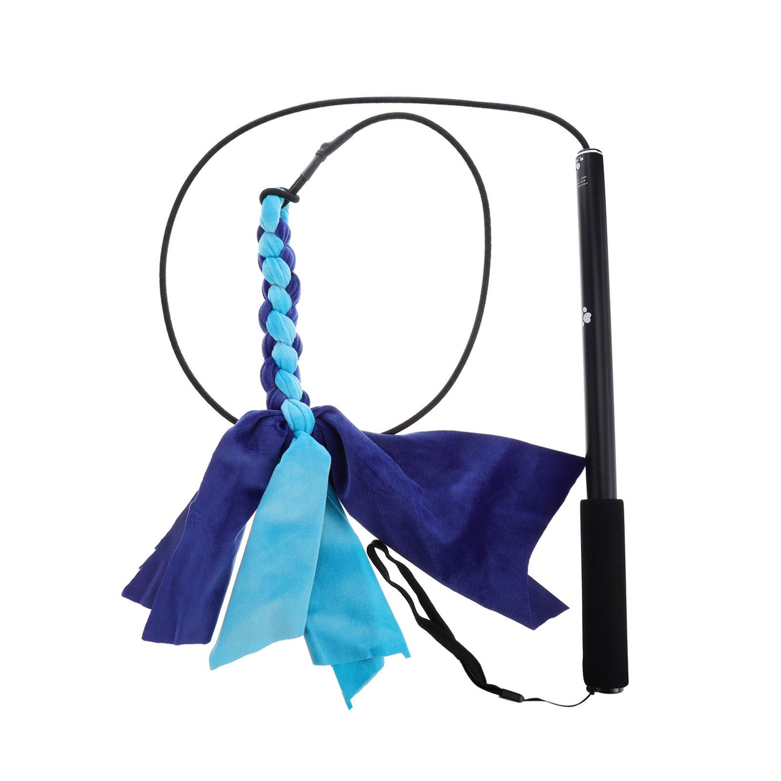 Interactive Dog Toys- Dog Teaser Wand, Dog Flirt Teaser Pole with 1 Nylon Rope for Pulling Chasing Chewing Teasing Training