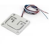 uxcell 100kg 42mmx38mmx3mm Electronic Scale Body Load Cell Weighing Sensor for Kitchen Scale,Human Body Bathroom Scale, Jewelry Scale