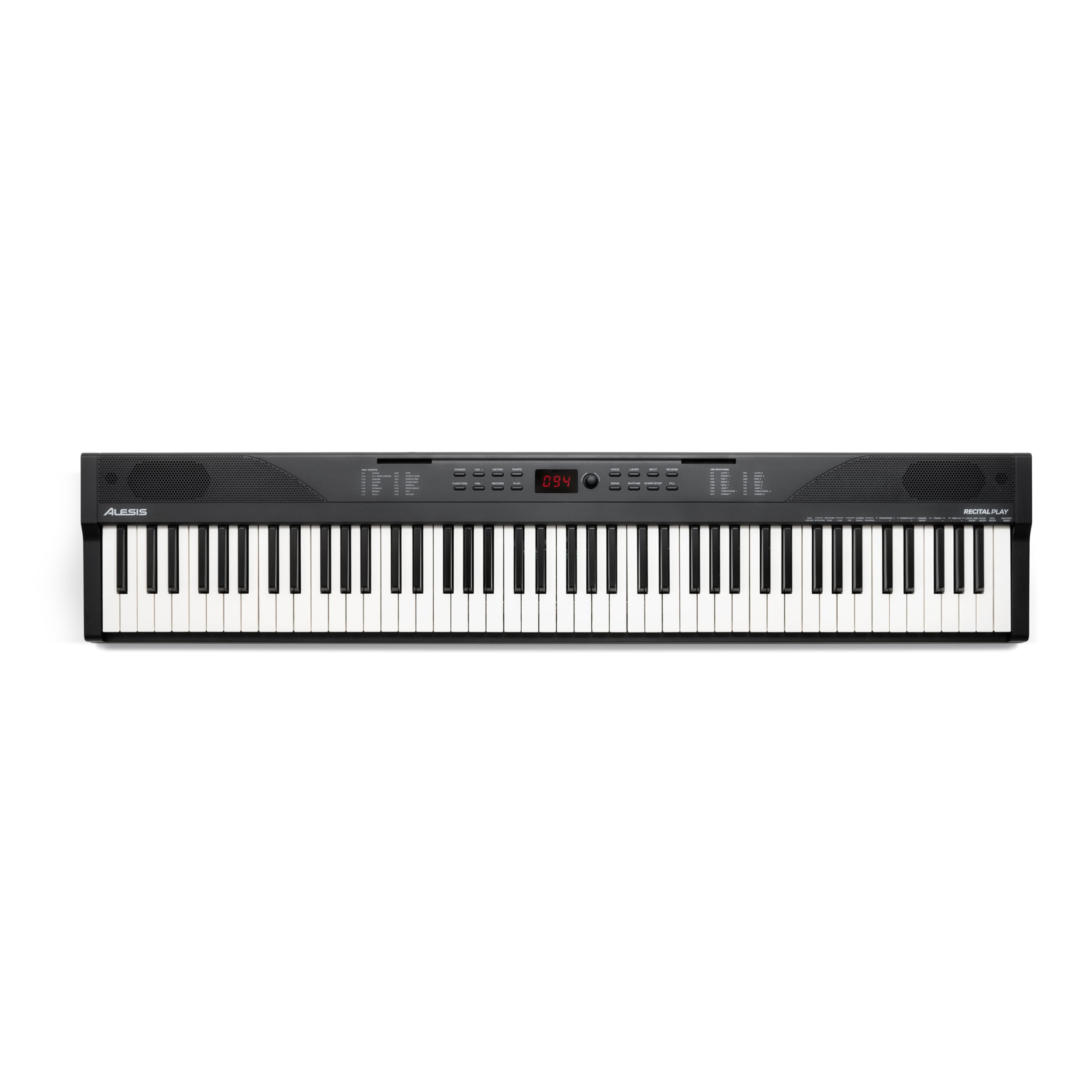 Alesis Keyboard Electric Piano with 88 Keys, 480 Sounds, Speakers, USB MIDI, Carry Case, Stand, Headphones, Pedal and Piano Lessons for Beginners (English Language Not Guaranteed]