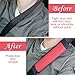 SEG Direct Black and Red Seat Belt Pads Pack of 2