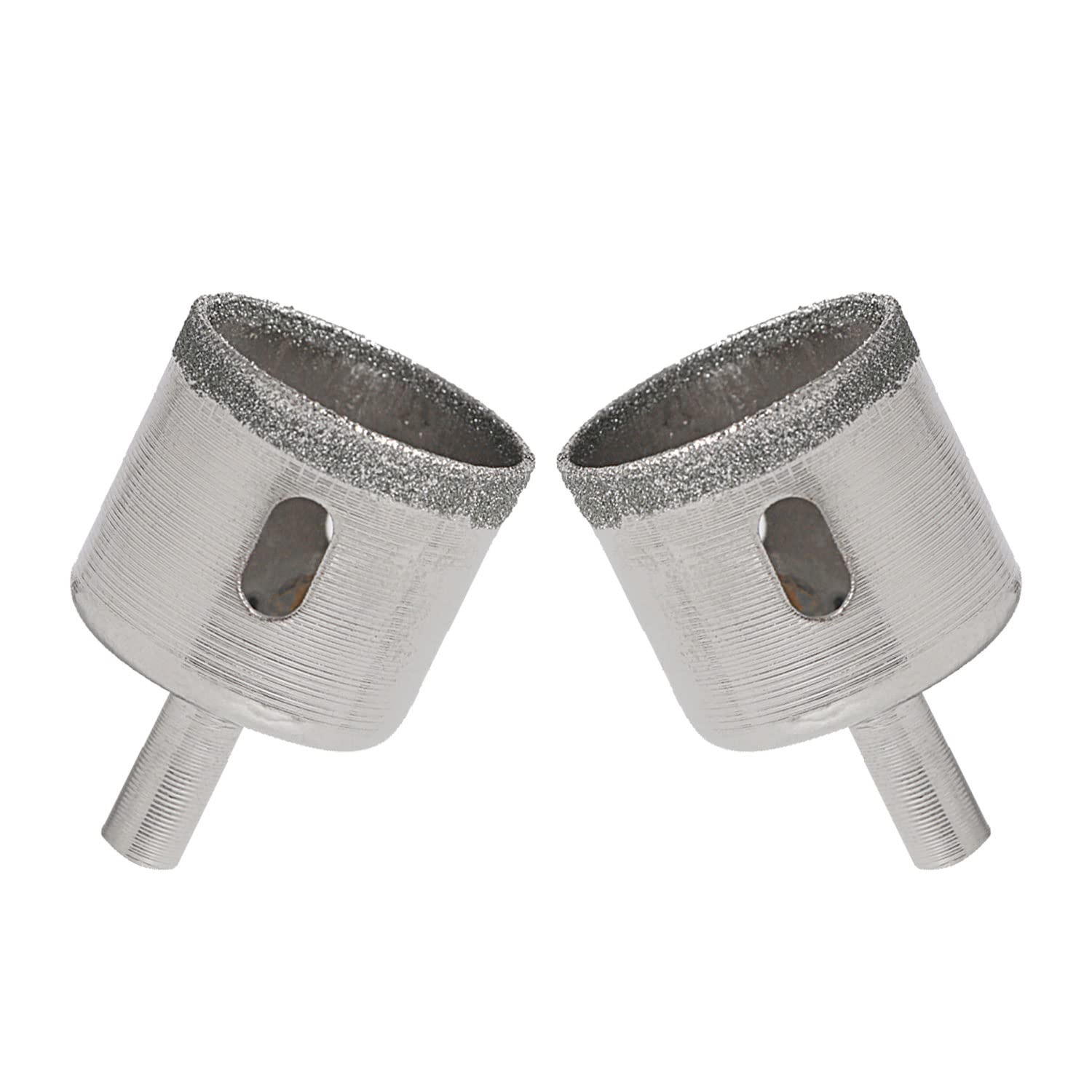 Ohamtes 2Pcs cutting diameter 35mm(1-3/8") diamond drill bits, hollow drill bits, hole saw diamond bits, suitable for opening holes in glass, ceramics, marble and other materials