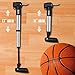 Mini Bike Pump Portable: Presta and Schrader: Road, Mountain, and BMX Hand Pump with Mounting Bracket, Sports Needle, and LED Bike Light 120 PSI By Genius Pump
