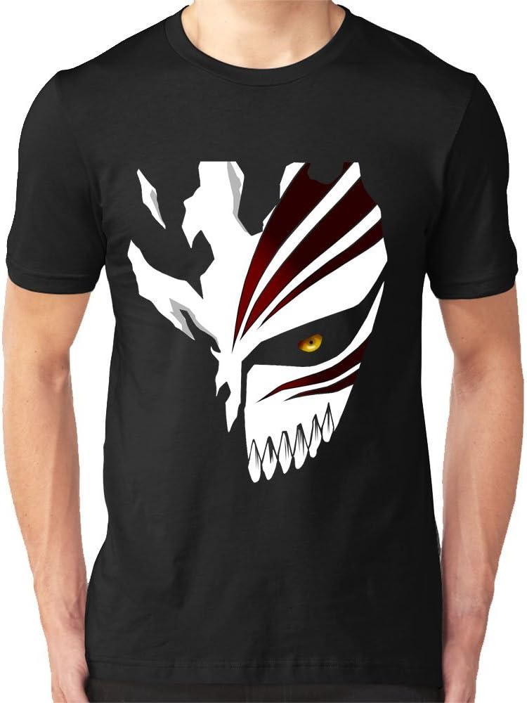 Mostee Anime Bleach Character Ichigo Bankai Black Men's T-Shirt