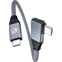 MoKo Short USB C Cable 5 inch [40Gbps, 240W, 8K@60HZ], USB4 Cable
