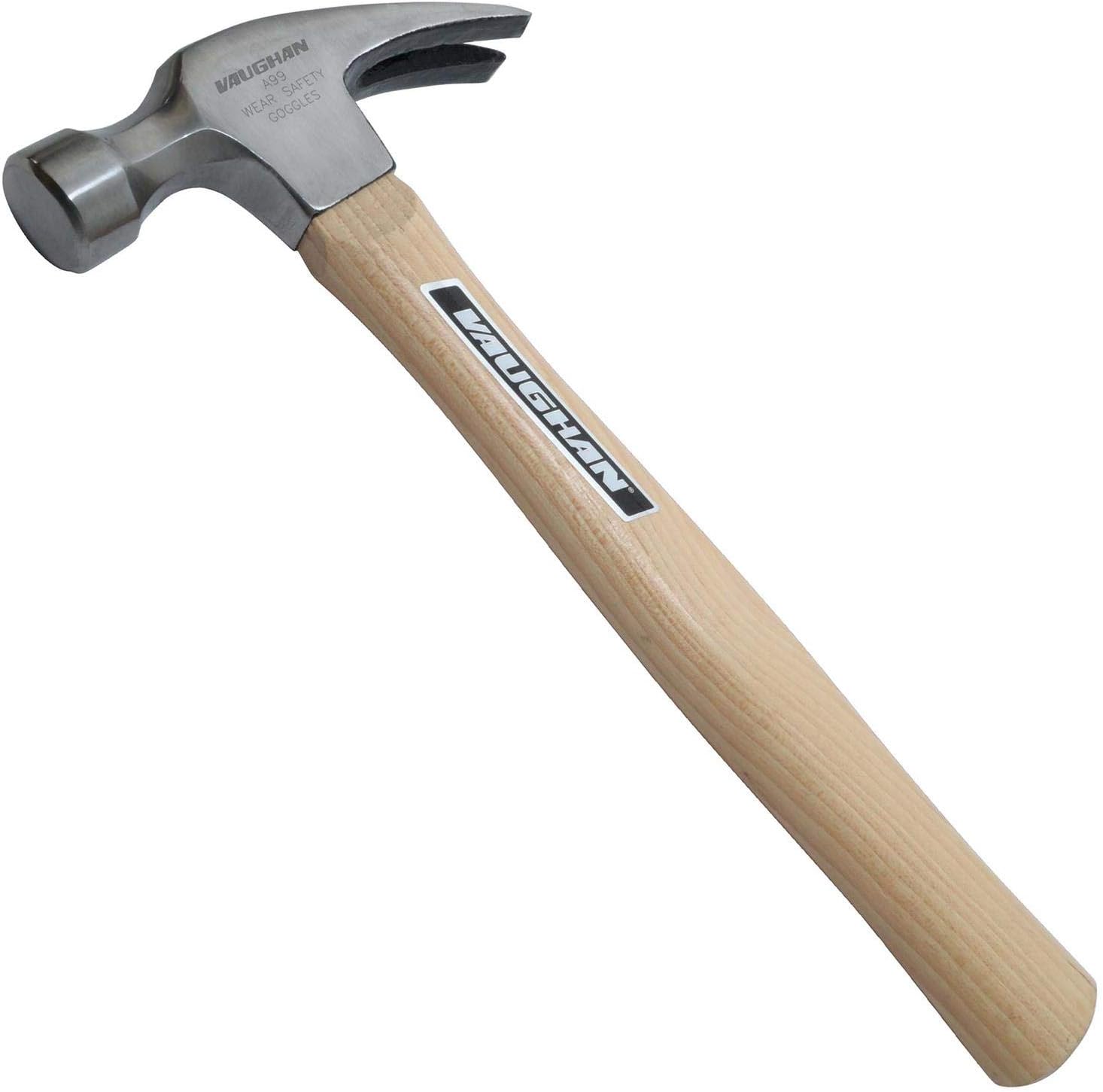Vaughan OQY1352 A99 16 oz Smooth Face Rip Hammer with 13" Wood Handle