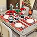 OurWarm 3pcs Ugly Christmas Sweater Wine Bottle Cover for Holiday Party Decorations