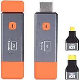 Wireless HDMI Transmitter and Receiver, 328FT/100M 2.4G/5G Wireless HDMI Extender, 4K Decode 1080P Output, for Streaming Video and Audio from Laptop/PC/TV Box/Projector/PS4/PS5 to Monitor/TV.
