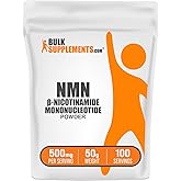 BulkSupplements.com Nicotinamide Mononucleotide (NMN) - NAD Supplement - NMN Powder - NMN Supplement - NMN Nicotinamide Mononucleotide (50 Grams - 1.8 oz)