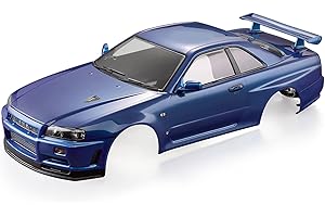 Goolsky Killerbody 48716 (R34) Finished Body Shell Frame for 1/10 Electric Touring RC Racing Car DIY (Blue)