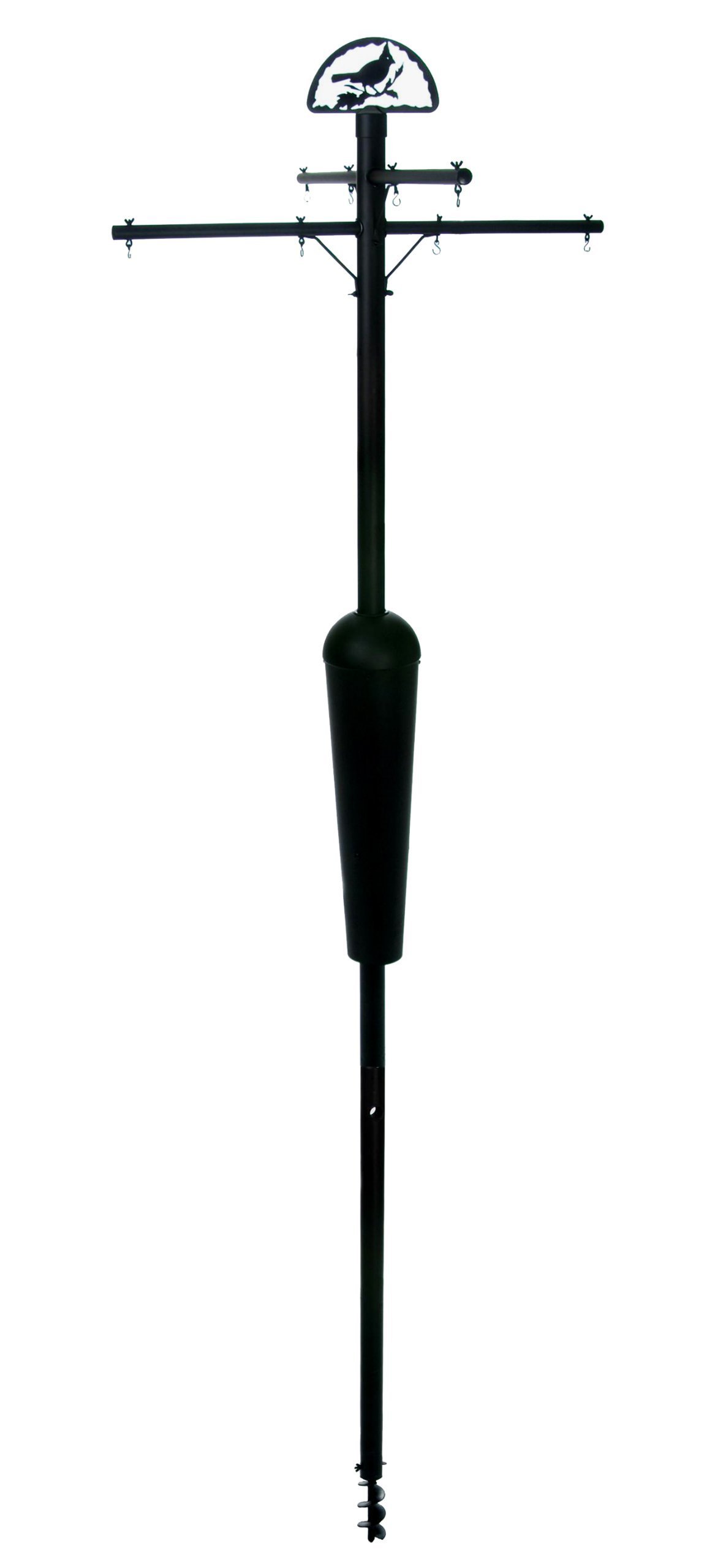 Squirrel Stopper Sqc05 Home Garden Outdoor Bird Feeder Black Pole