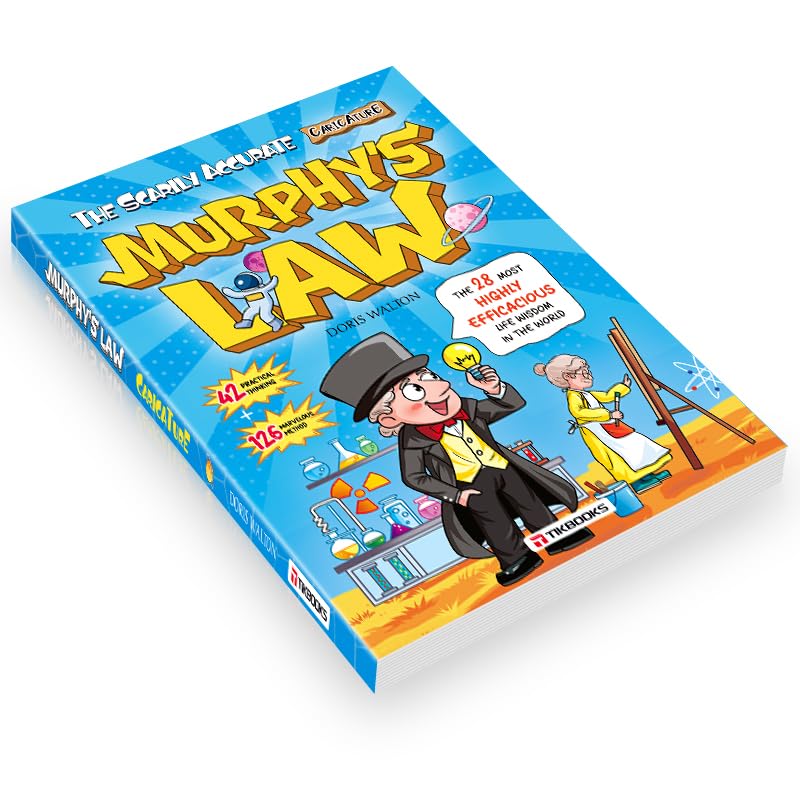 TIKBOOKS Murphy’s Law for Kids: Comic Book with 42 Thinking Exercises & 125 Life Methods