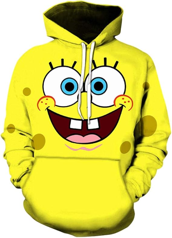 Spongebob 3D Hoodies/Sweatshirts Men Women Fashion Hooded Long Sleeve
