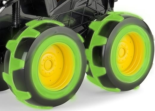 ertl john deere tractor with lightning wheels
