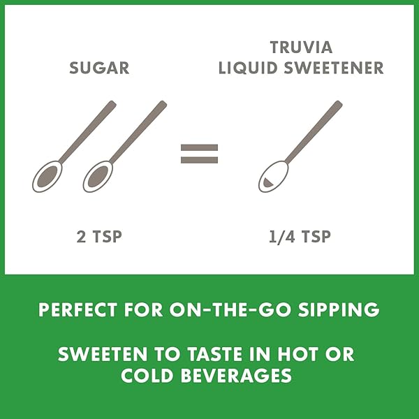 TRUVIA ZERO-CALORIE LIQUID SWEETENER FROM THE STEVIA LEAF, 2.7 FL OZ BOTTLE, LEMON FLAVOR (PACK OF 1)