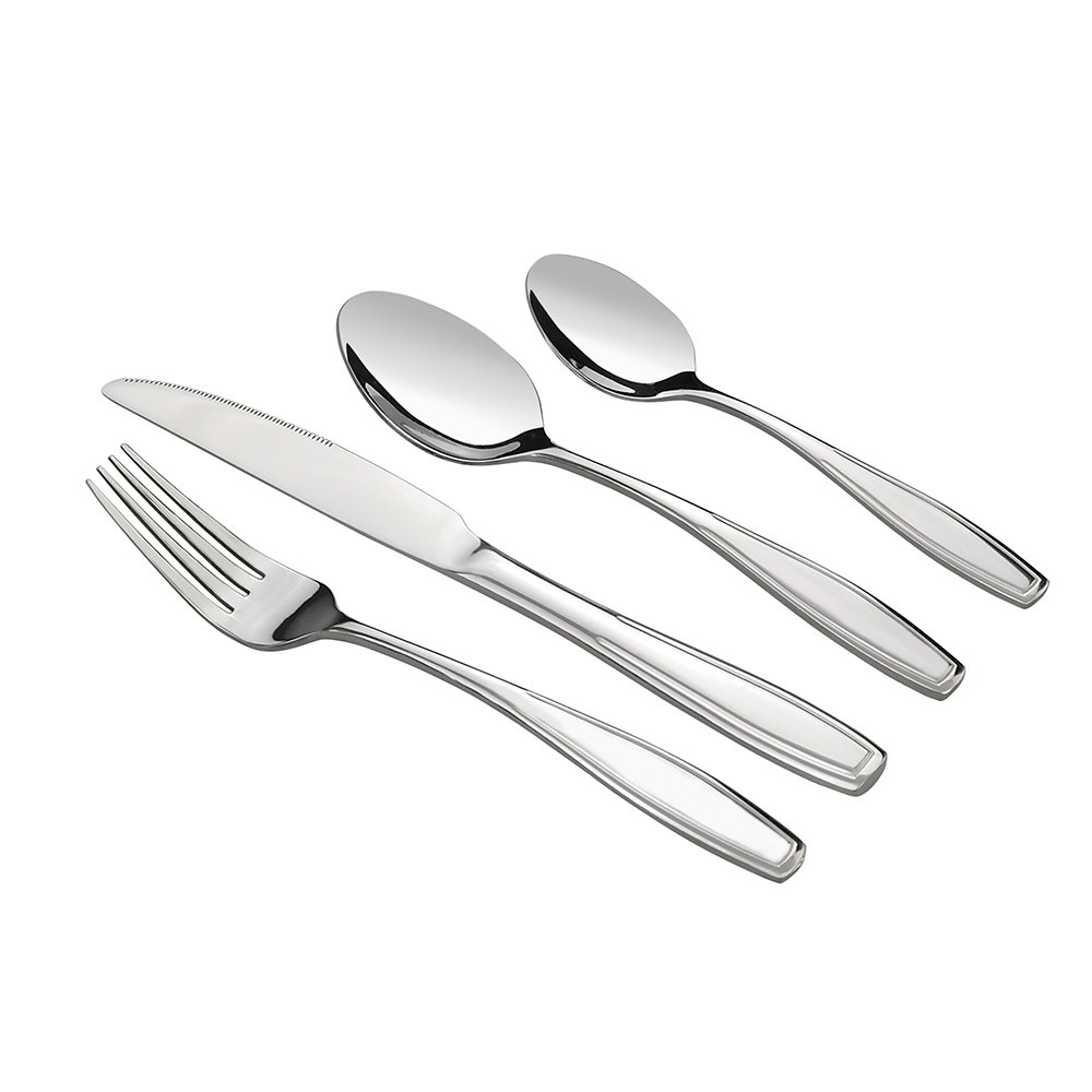 Annkky 32 Pieces Cutlery Set of 8, Stainless Steel Kitchen Cutlery Sets, Cutlery Set Student
