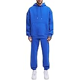 LINMYZAI Sweat Suits Men Jogging Tracksuits 2 Piece Set Casual Athletic Hoodie And Sweatpants Outfits