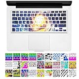 Allytech Silicone Keyboard Cover with Pattern Compatible MacBook Pro 13/15 /17 Inch (with/Without Retina Display), iMac and MacBook Air 13 Inch, Colourful Galaxy Starry