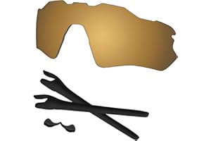 Predrox Radar EV Path Lenses & Rubber Kits Replacement for Oakley Sunglass OO9208 Polarized