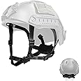 Yzpacc Tactical Helmet Chin Strap Adjustable Dial 4 Points Suspension System with Bolts and Screws for Tactical Fast MICH Bump Helmet Accessory