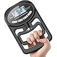 Hand Dynamometer Grip Strength Trainer - Electronic Hand Grip Strength Tester Grip Strengthener Hand Exerciser Meter Digital Hand Grip Training Gauge 265 Lbs / 120 Kgs for Sport Home School Use