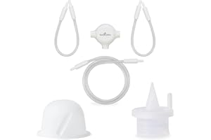 BabyBuddha Breast Pump Accessories, 10 Piece Triple Bundle for Electric Breast Milk Pump, Includes 2 Silicone Diaphragms, 4 Duckbill Valves, 4 Replacement Tubes, Compatible Spare Parts for Daily Use