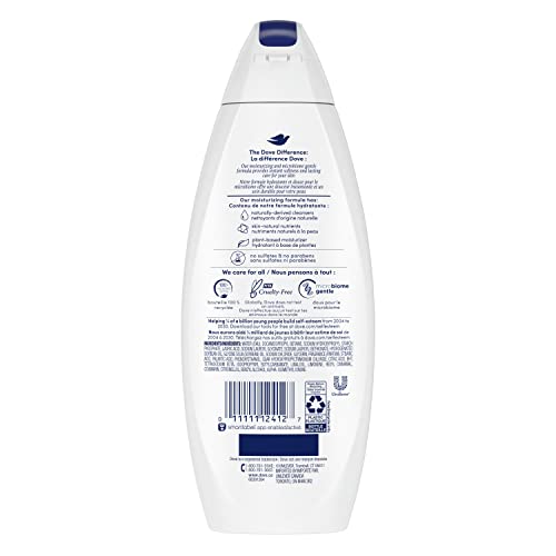Dove Body Wash Deep Moisture For Dry Skin Moisturizing Skin Cleanser