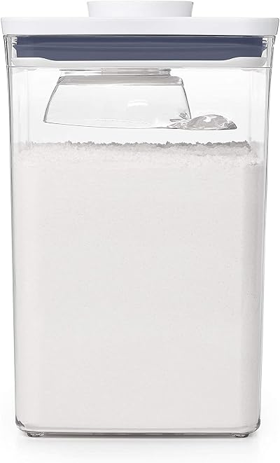OXO Good Grips POP Small Square Short Container 1 L White Coffee Scoop