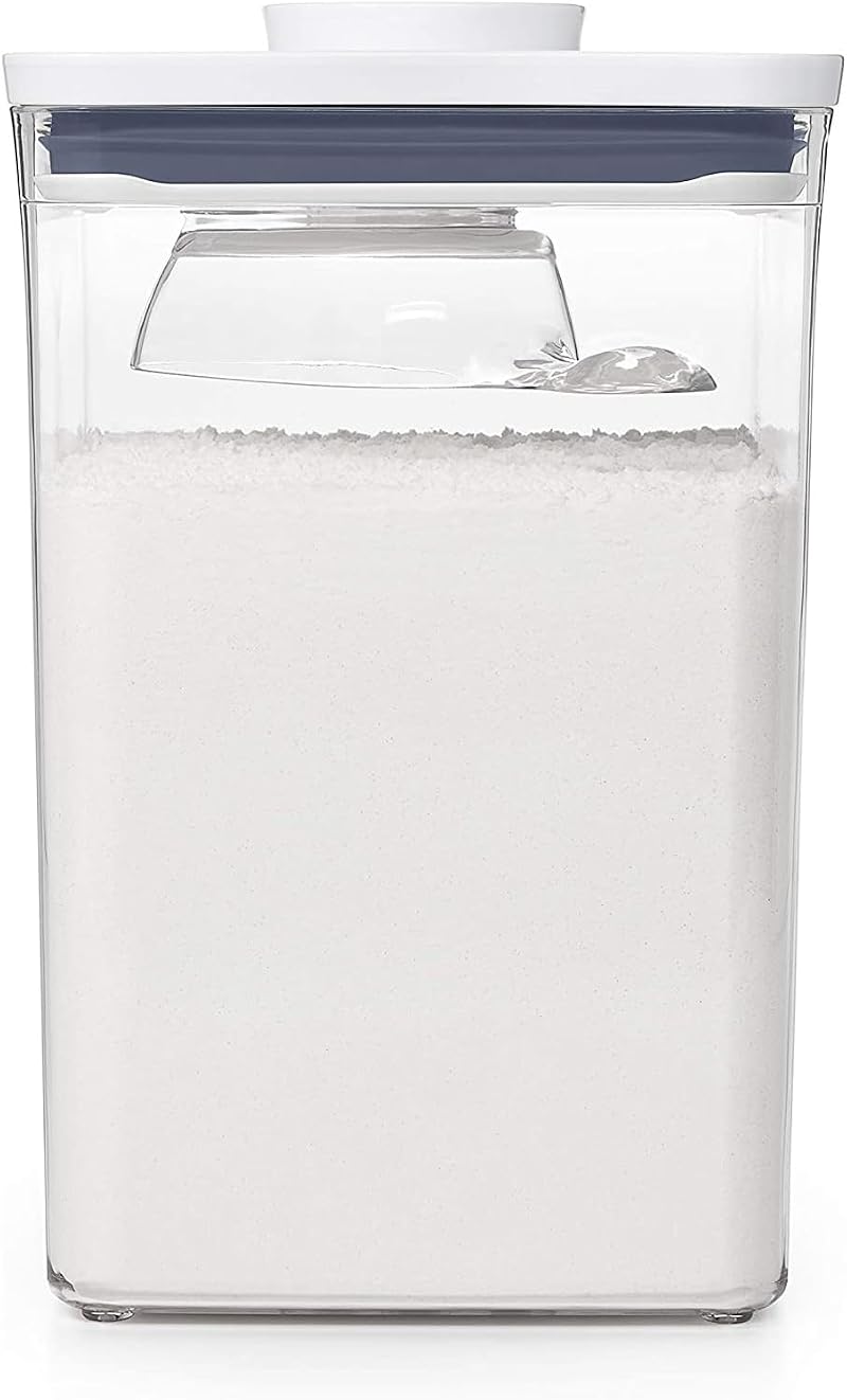 OXO Good Grips POP Small Square Short Container 1 L White Coffee Scoop
