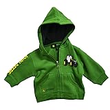 John Deere Baby Stuff John Deere Toddler Tractor Print Zip Sweatshirt Green