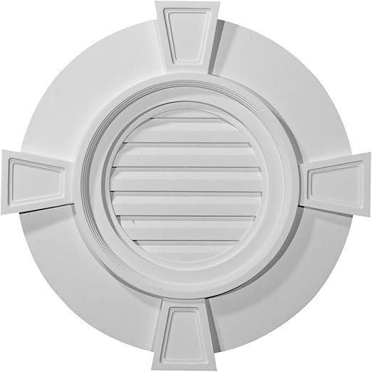 Amazon Com Ekena Millwork Gvro24tdk Round Gable Vent With