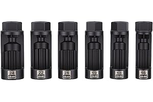 Jiawu 6pcs Durable Suspension Strut Nut Socket Set for Efficient Removal of Shock Absorber Nuts for Automotive Maintenance CR