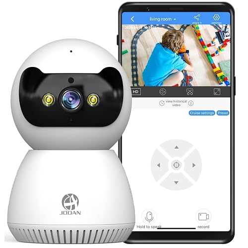 JOOAN Dual 3MP PTZ Security Camera, Dual Indoor Cameras,5G Dual-Band ...