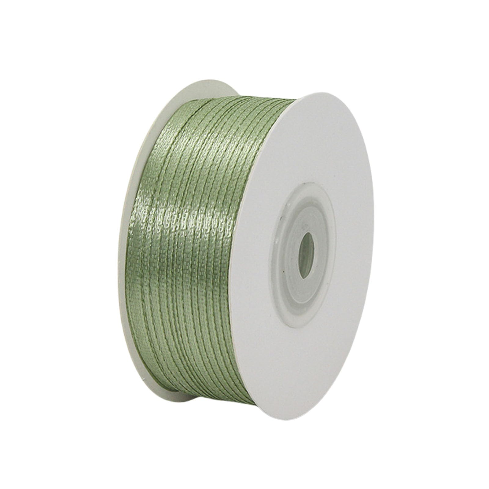 3mm Sage Green Ribbon for Gift Wrapping,91m Fabric Thick Satin Ribbon Sage Green Bow for Gift Wrapping,Ribbons for Balloons,Crafting,Bouquets,Wedding, Car,Presents,Cake,Christmas Party Decorations