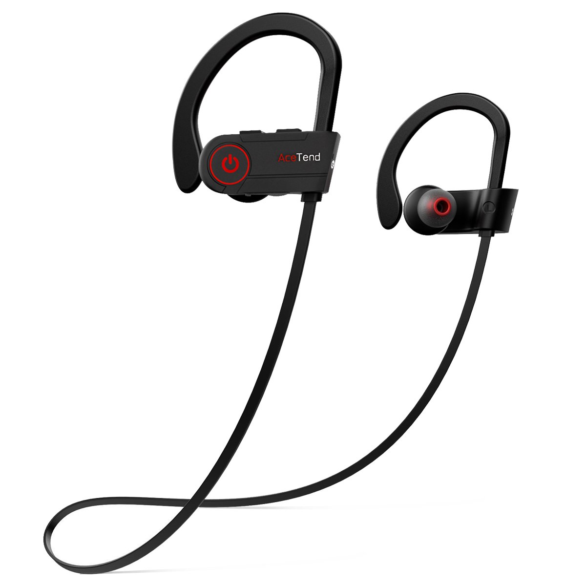 Bluetooth Kopfhörer,AceTend Bluetooth Kopfhörer V4.1 In Ear Wireless Sport Headset IPX7 Wasserschutz Ohrhörer mit Mikrofon für iPhone, iPad, Samsung und mehr