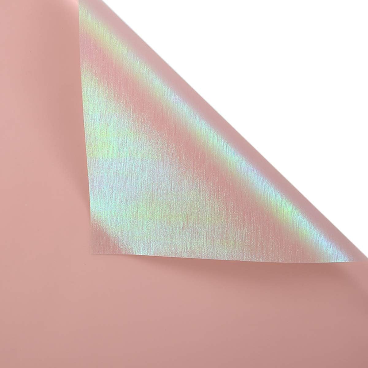 NICROLANDEE Iridescent Double Sided Craft Paper Flower