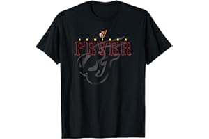 WNBA Official Indiana Fever Black In Black T-Shirt