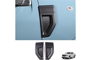 TOYCIDFG For Ford Maverick 2022-2024 Pickup Truck Front Side Fender Vents Air Outlet Cover Trim, Car Accessories (Matte black)