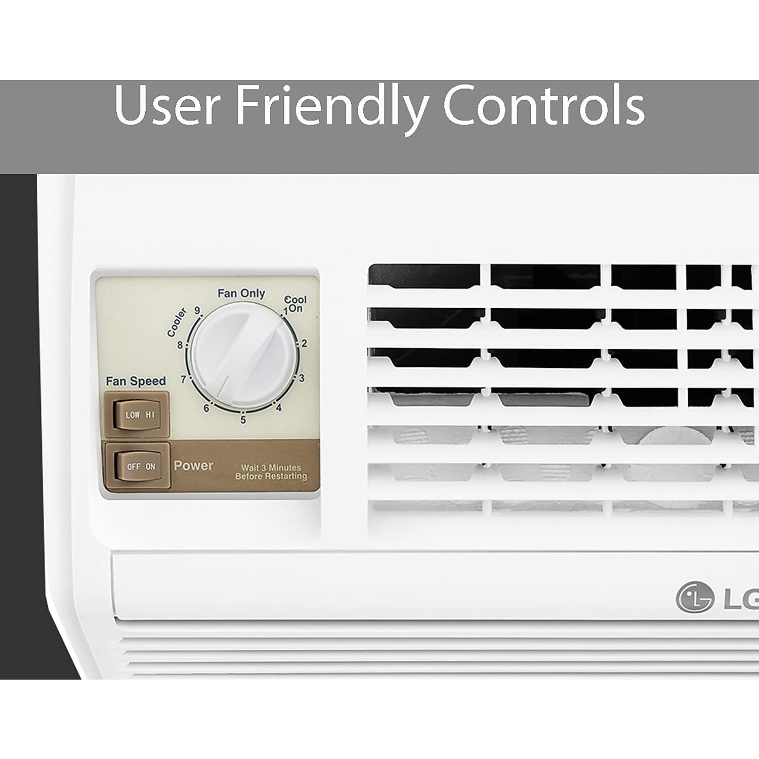 LG LW5016 Wndow AC, White