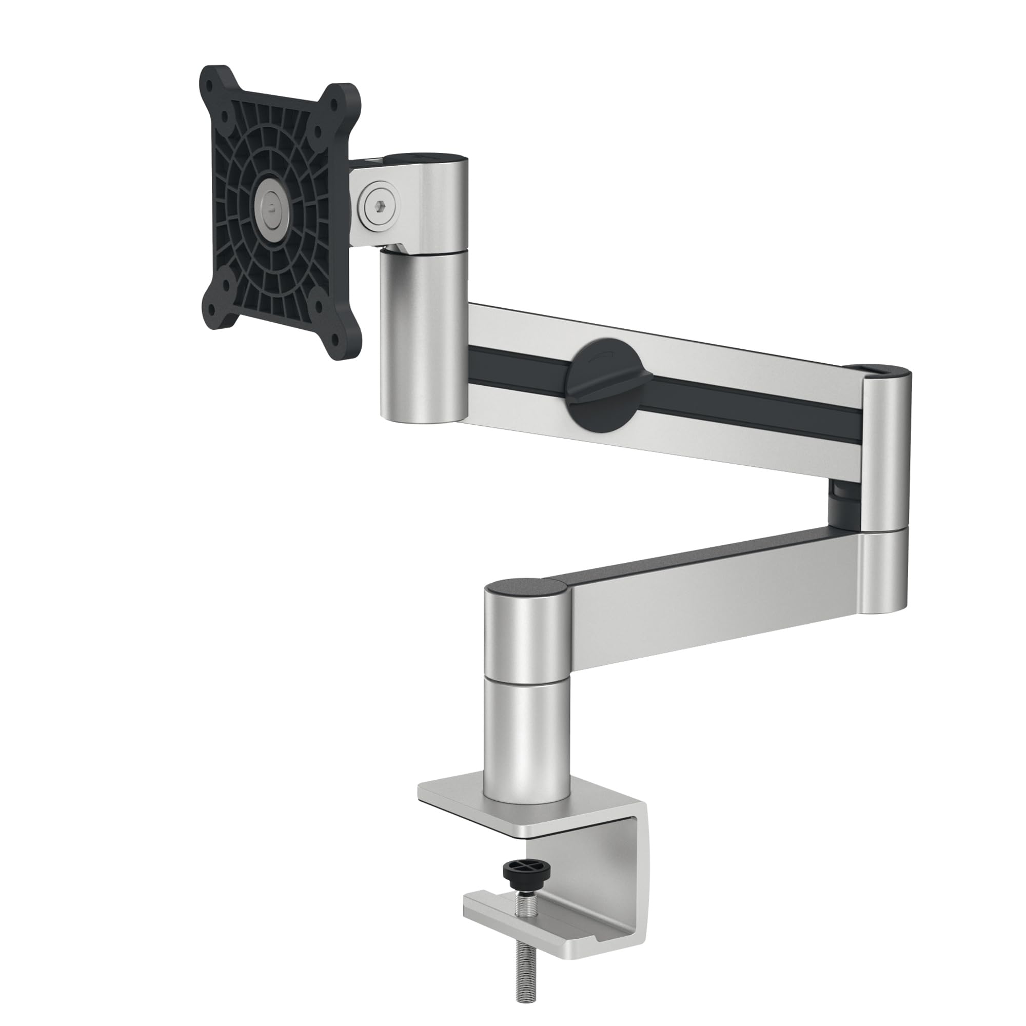 Durable Monitor Mount Pro for 1 Screen - Monitor Stand with Clamp for Desks - VESA 75/100 - For 21 - 27 Inch Screens - Ergonomic, Height Adjustable, Rotate & Tilt โ image 1