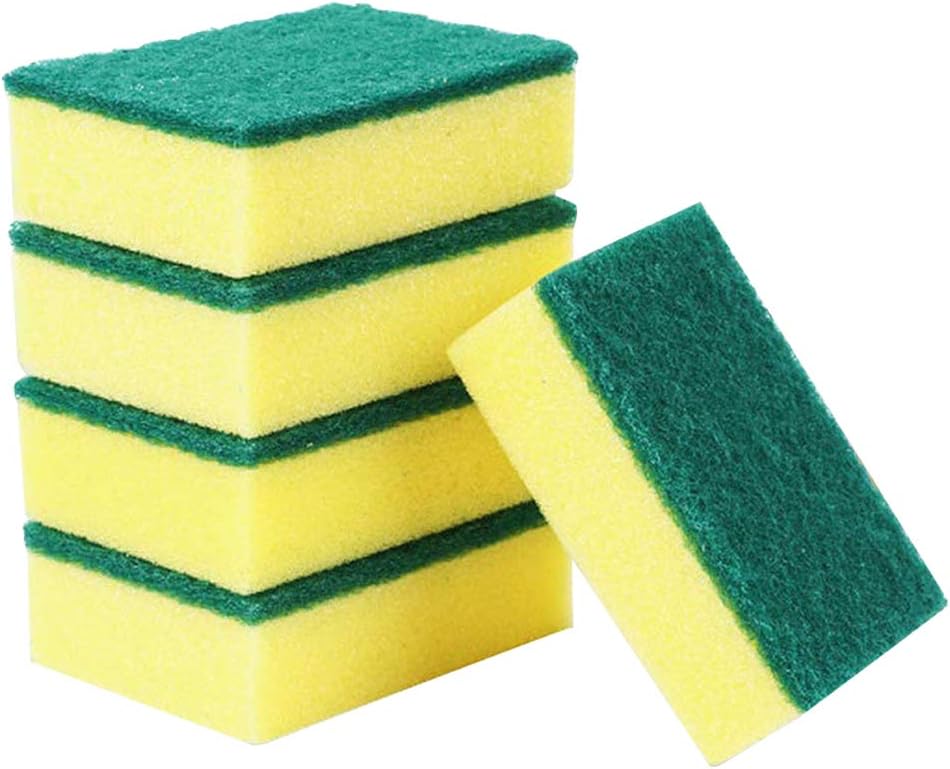 Kitchen Dishwashing Sponges DualPurpose NonScratch