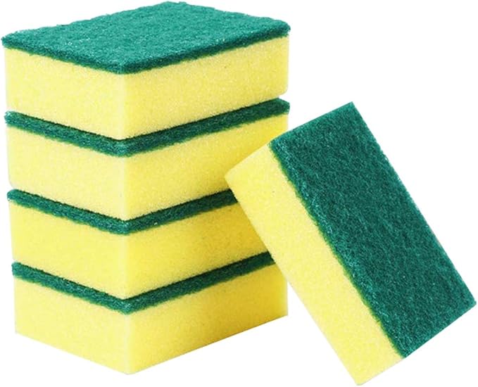 Kitchen Dishwashing Sponges DualPurpose NonScratch