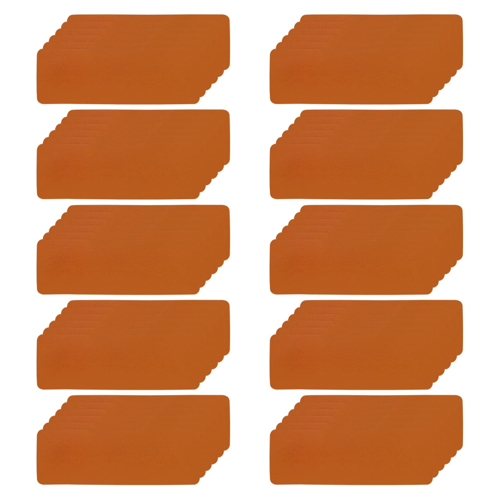 PATIKIL Magnetic Name Tag 3.15x1.18Inch, 60 Pcs Dry Erase Magnet Labels Waterproof Reusable Strips for Classroom Office Refrigerator Home whiteboard, Orange