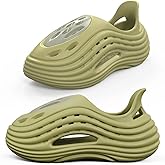 YASSIA Unisex Breathable Wave Clogs - Lightweight Garden Shoes with Ventilation Holes, Non-Slip Indoor Outdoor Clogs for Men and Women