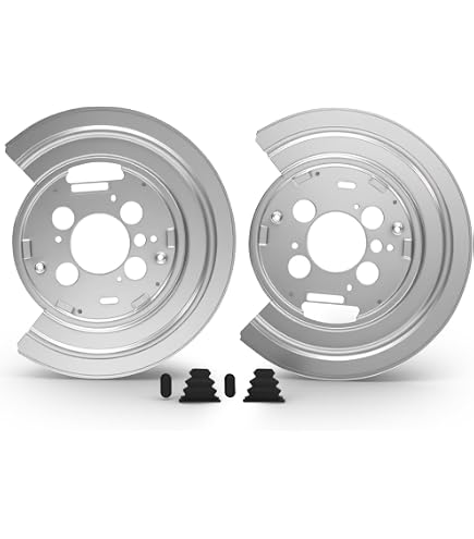 Used German Rear Brake Backing Plate Assembly ( pair ) - Burley Motorsports Used German Rear Brake Backing Plate Assembly ( pair ) - Burley Motorsports