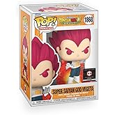 Epic Collectibles Pop Anime: Dragonball Broly - SSG Vegeta (Super Saiyan God) Vinyl Figure Bundled with Box Protector Compatible for Funko