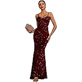 NYXARALUM Evening Formal Dresses for Women Sequin Prom Cocktail Dress Party Sexy Maxi Elegant Night Gown