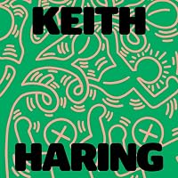 Keith Haring、No.170、希少画集画、新品額装付、状態良好 Drawing on Walls: A Story of Keith Haring: Burgess, Matthew