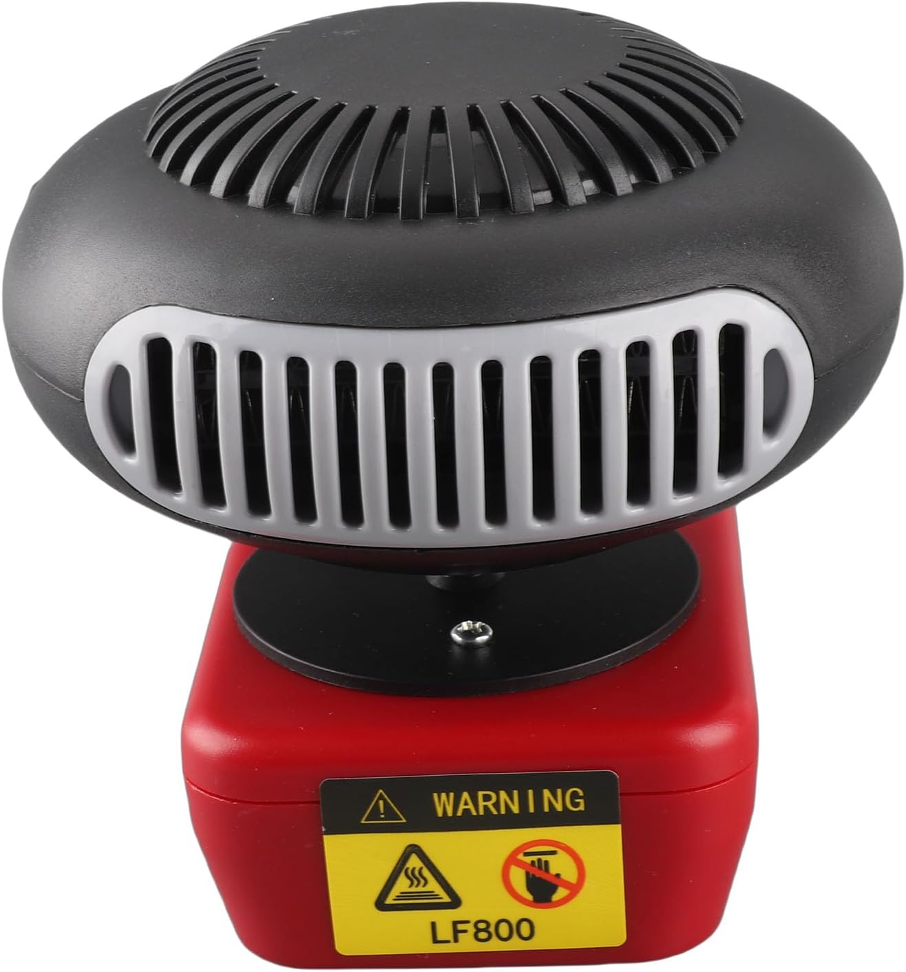 Eujgoov Battery Powered Heater, 200W Portable Space Heater with 2 Temperature Settings 360 Rotation and USB Ports for Indoor Use in Office Camping Car Tent(battery not included)