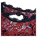 Miusol Women's Retro Floral Lace Contrast Halter Bridesmaid Long Dress