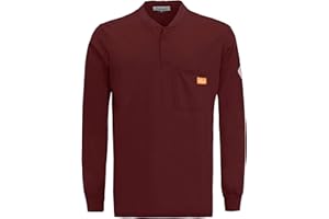 Titicaca FR Shirts for Men 5.5OZ Light Weight for Summer Flame Resistant Henley Shirts